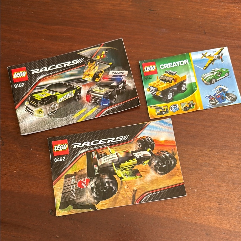 LEGO Racers Building instruction manuals